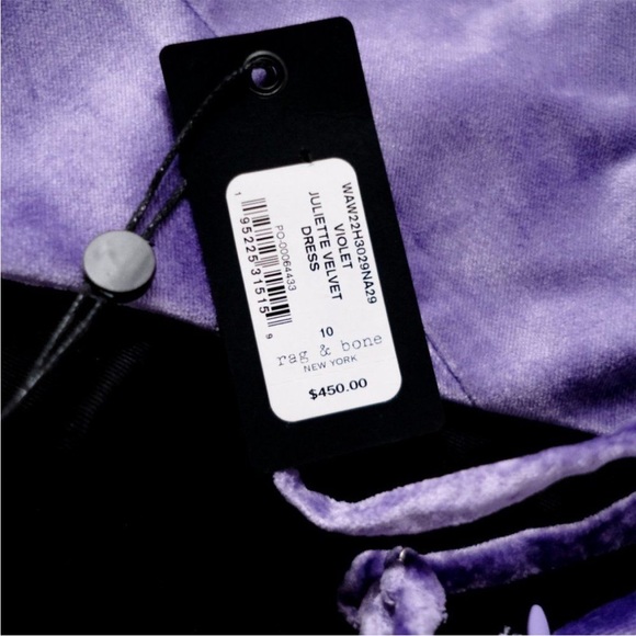 Rag & Bone mini velvet dress. Retail $450. - Picture 6 of 6